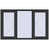 Pricing Tilt-and-Turn 1600x1000 mm REHAU OPTIMUM EURO-DESIGN 70 ANTHRACITE_GREY_GLATT two-sided