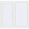 Pricing Tilt-and-Turn 1250x1170 mm REHAU OPTIMUM EURO-DESIGN 70 RAL 9016 Traffic white two-sided