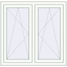 Pricing Tilt-and-Turn 1100x1070 mm REHAU OPTIMUM EURO-DESIGN 70 RAL 9016 Traffic white two-sided