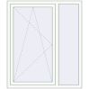 Pricing Tilt-and-Turn 1200x1400 mm REHAU OPTIMUM EURO-DESIGN 70 RAL 9016 Traffic white two-sided