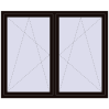 Pricing Tilt-and-Turn 1755x1445 mm REHAU ENERGY-SAVING SYNEGO MD BLACK_BROWN external