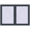 Ustalenie cen Okna skrzydłowe 1740x1220 mm REHAU ENERGY-SAVING SYNEGO MD ANTHRACITE_GREY_STRUKTURAL dwustronny
