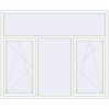 Pricing Tilt-and-Turn 2200x1800 mm REHAU OPTIMUM EURO-DESIGN 70 RAL 9016 Traffic white two-sided