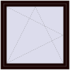 Pricing Tilt-and-Turn 1170x1170 mm REHAU ENERGY-SAVING SYNEGO MD CHOCOLATE_BROWN two-sided