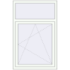 Pricing Tilt-and-Turn 900x1400 mm REHAU ENERGY-SAVING SYNEGO MD RAL 9016 Traffic white two-sided