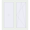 Pricing Tilt-and-Turn 1400x1600 mm REHAU ENERGY-SAVING SYNEGO MD RAL 9016 Traffic white two-sided