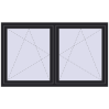 Pricing Tilt-and-Turn 1770x1055 mm REHAU ENERGY-SAVING SYNEGO MD BLACK_ULTI-MATT external