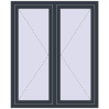 Ustalenie cen Okna skrzydłowe 1150x1400 mm REHAU OPTIMUM EURO-DESIGN 70 ANTHRACITE_GREY_STRUKTURAL dwustronny