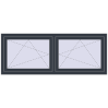 Pricing Tilt-and-Turn 1770x710 mm REHAU ENERGY-SAVING SYNEGO MD ANTHRACITE_GREY_STRUKTURAL external