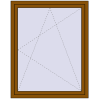 Pricing Tilt-and-Turn 1200x1400 mm REHAU OPTIMUM EURO-DESIGN 70 GOLDEN OAK two-sided