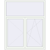 Pricing Tilt-and-Turn 1450x1750 mm REHAU OPTIMUM EURO-DESIGN 70 RAL 9016 Traffic white two-sided