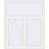 Pricing Tilt-and-Turn 1200x1450 mm REHAU OPTIMUM EURO-DESIGN 70 RAL 9016 Traffic white two-sided