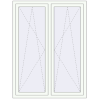 Pricing Tilt-and-Turn 1300x1650 mm REHAU OPTIMUM EURO-DESIGN 70 RAL 9016 Traffic white two-sided