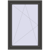 Pricing Tilt-and-Turn 900x1300 mm REHAU ENERGY-SAVING SYNEGO MD BASALT_GREY two-sided