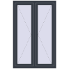 Pricing Tilt-and-Turn 985x1545 mm REHAU OPTIMUM EURO-DESIGN 70 ANTHRACITE_GREY_STRUKTURAL external