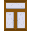 Pricing Tilt-and-Turn 1000x1300 mm REHAU OPTIMUM EURO-DESIGN 70 GOLDEN OAK external