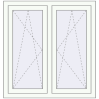 Pricing Tilt-and-Turn 1000x1052 mm REHAU OPTIMUM EURO-DESIGN 70 RAL 9016 Traffic white two-sided