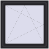 Pricing Tilt-and-Turn 1000x1000 mm REHAU ENERGY-SAVING SYNEGO MD BLACK_ULTI-MATT two-sided