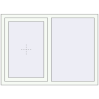Pricing Tilt-and-Turn 1300x950 mm REHAU OPTIMUM EURO-DESIGN 70 RAL 9016 Traffic white two-sided