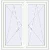 Pricing Tilt-and-Turn 1200x1200 mm REHAU ENERGY-SAVING SYNEGO MD RAL 9016 Traffic white two-sided
