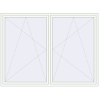 Pricing Tilt-and-Turn 2400x1800 mm REHAU ENERGY-SAVING SYNEGO MD RAL 9016 Traffic white two-sided