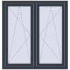Ustalenie cen Okna skrzydłowe 1149x1198 mm REHAU OPTIMUM EURO-DESIGN 70 ANTHRACITE_GREY_STRUKTURAL zewnętrzny