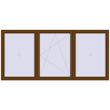 Pricing Tilt-and-Turn 3000x1400 mm REHAU OPTIMUM EURO-DESIGN 70 WALNUT external