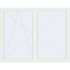 Pricing Tilt-and-Turn 2300x1800 mm REHAU ENERGY-SAVING SYNEGO MD RAL 9016 Traffic white two-sided