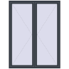 Pricing Tilt-and-Turn 1600x2100 mm REHAU ENERGY-SAVING SYNEGO MD ANTHRACITE_GREY_STRUKTURAL two-sided