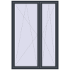 Pricing Tilt-and-Turn 1500x2200 mm REHAU OPTIMUM EURO-DESIGN 70 ANTHRACITE_GREY_STRUKTURAL two-sided