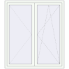 Pricing Tilt-and-Turn 1400x1600 mm REHAU OPTIMUM EURO-DESIGN 70 RAL 9016 Traffic white two-sided