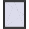 Pricing Tilt-and-Turn 1100x1350 mm REHAU OPTIMUM EURO-DESIGN 70 ANTHRACITE_GREY_GLATT two-sided