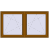 Pricing Tilt-and-Turn 1770x965 mm REHAU ENERGY-SAVING SYNEGO MD GOLDEN OAK two-sided