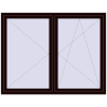 Pricing Tilt-and-Turn 1800x1400 mm REHAU OPTIMUM EURO-DESIGN 70 CHOCOLATE_BROWN two-sided
