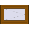 Pricing Tilt-and-Turn 770x520 mm REHAU OPTIMUM EURO-DESIGN 70 GOLDEN OAK two-sided