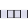 Pricing Tilt-and-Turn 3500x1100 mm REHAU OPTIMUM EURO-DESIGN 70 BLACK_ULTI-MATT two-sided