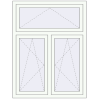 Pricing Tilt-and-Turn 1100x1450 mm REHAU OPTIMUM EURO-DESIGN 70 RAL 9016 Traffic white two-sided
