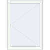 Pricing Tilt-and-Turn 1300x1800 mm REHAU OPTIMUM EURO-DESIGN 70 RAL 9016 Traffic white two-sided