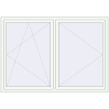 Pricing Tilt-and-Turn 2000x1400 mm REHAU ENERGY-SAVING SYNEGO MD RAL 9016 Traffic white two-sided