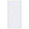 Pricing Tilt-and-Turn 1130x2250 mm KORSA BRILLANT DESIGN