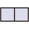 Pricing Tilt-and-Turn 1600x800 mm REHAU OPTIMUM EURO-DESIGN 70 BLACK_BROWN two-sided