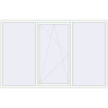 Pricing Tilt-and-Turn 2750x1750 mm REHAU BRILLANT DESIGN RAL 9016 Traffic white two-sided