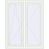 Pricing Tilt-and-Turn 1200x1450 mm REHAU ENERGY-SAVING SYNEGO MD RAL 9016 Traffic white two-sided