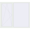 Pricing Tilt-and-Turn 2050x1790 mm REHAU ENERGY-SAVING SYNEGO MD RAL 9016 Traffic white two-sided