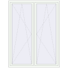 Pricing Tilt-and-Turn 1600x2100 mm REHAU BRILLANT DESIGN RAL 9016 Traffic white two-sided