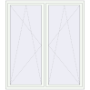 Pricing Tilt-and-Turn 1750x1960 mm KORSA ENERGY-SAVING REHAU SYNEGO MD RAL 9016 Traffic white two-sided