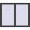 Pricing Tilt-and-Turn 1800x1500 mm KORSA ENERGY-SAVING REHAU SYNEGO MD