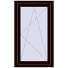 Pricing Tilt-and-Turn 650x1100 mm REHAU OPTIMUM EURO-DESIGN 70 CHOCOLATE_BROWN two-sided