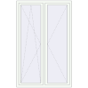 Pricing Tilt-and-Turn 1300x2040 mm REHAU BRILLANT DESIGN RAL 9016 Traffic white two-sided