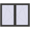 Pricing Tilt-and-Turn 1755x1400 mm REHAU ENERGY-SAVING SYNEGO MD BASALT_GREY two-sided